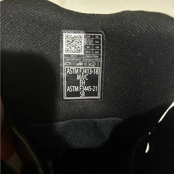 Men's Black ACE Workboots - Picture 4 of 5